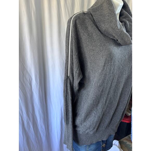 Michael Kors Cowl Neck Sweater – Size XL – Charcoal Gray - Picture 3 of 12